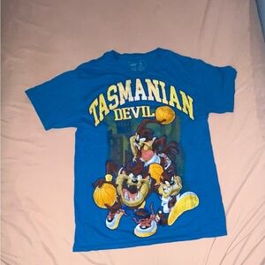 Tasmanian Devil Blue Graphic T-Shirt